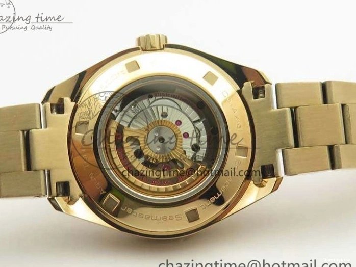 0520 Timeless Aqua Terra Ladies 35mm RG V6F Best Edition White MOP Dial On RG Bracelet A 8102